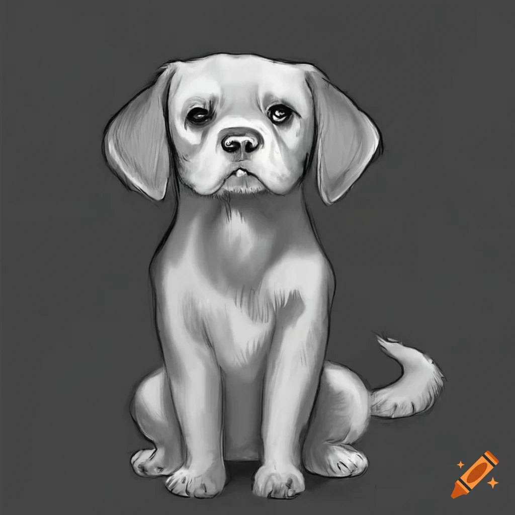 Great Dane Dog Head Sketch Stock Illustration - Download Image Now - Dog,  Sketch, Line Art - iStock