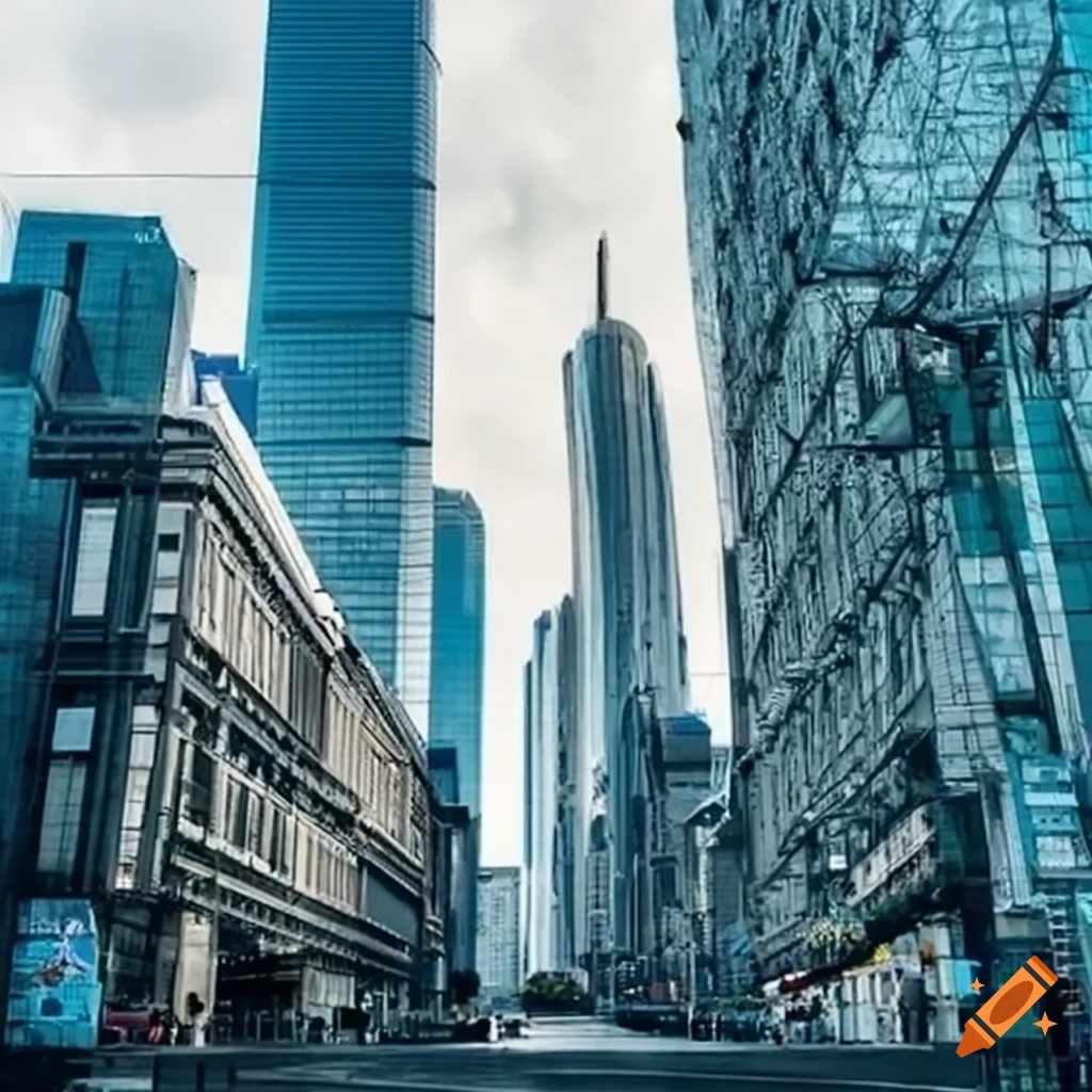 A dense city with megatall skyscrapers and is influenced by Tokyo on ...