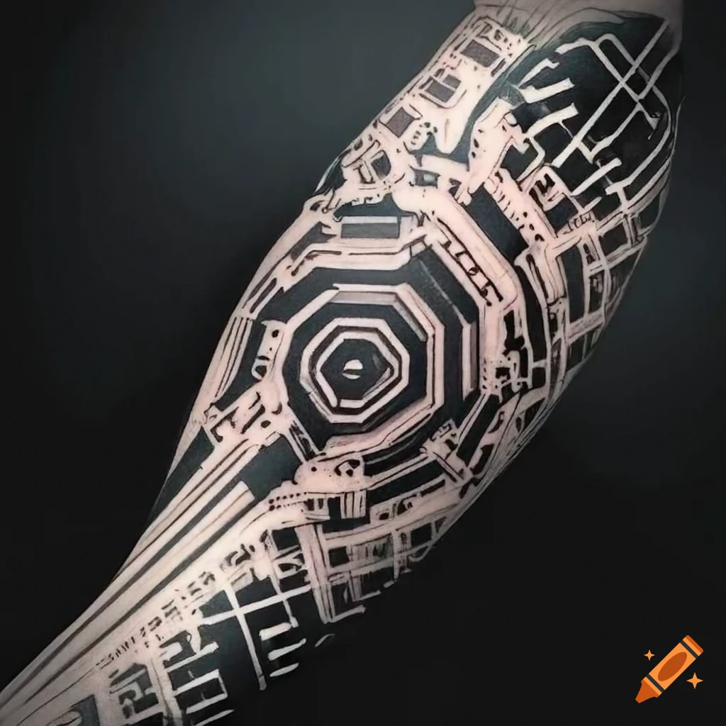 Trippink Tattoos - Spectacular Custom Circuit Design By #trippinktattoos .  . START YOUR DESIGN🖌️🖌️ Send us your design idea..!! . . No matter where  you live, how big or small your design