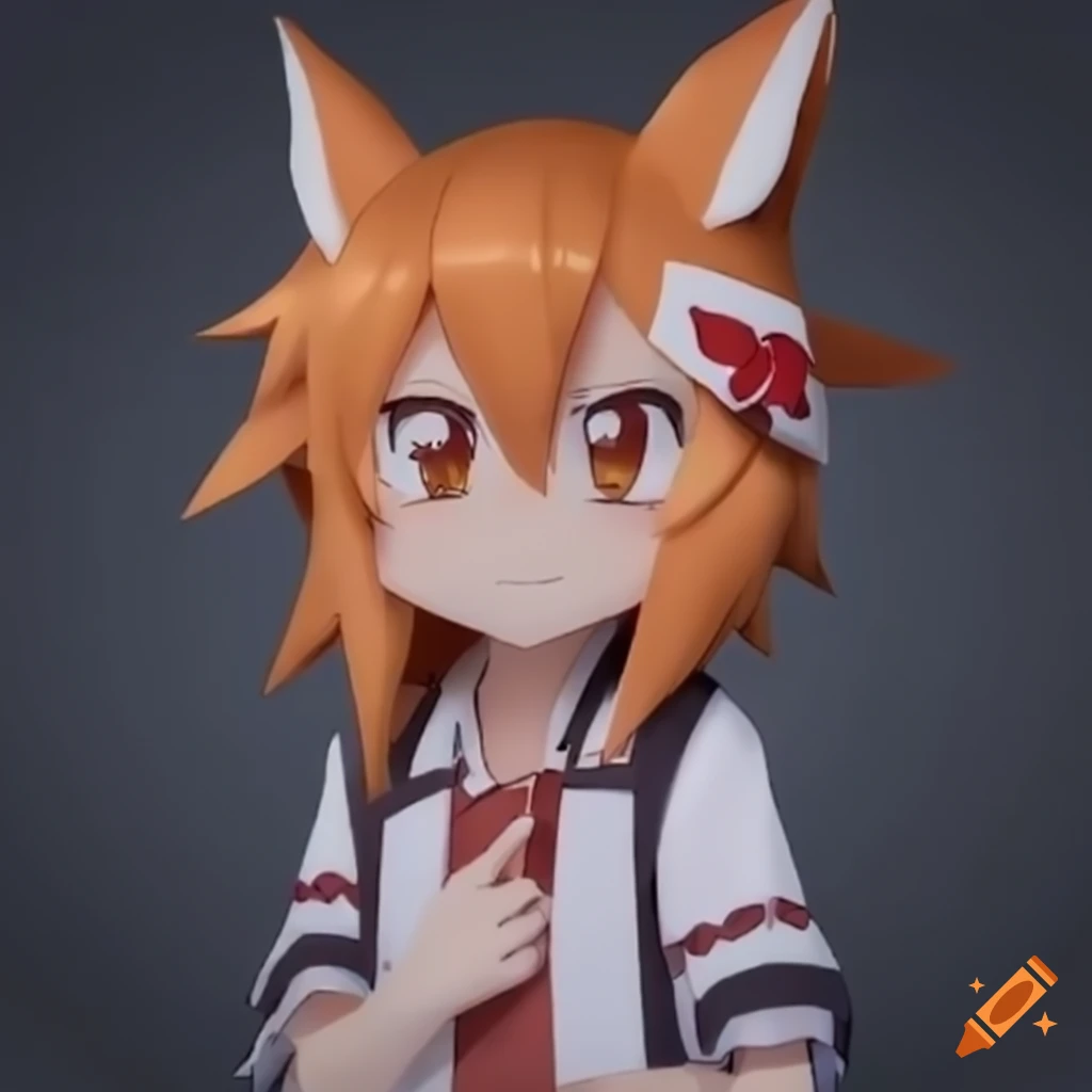 Character senko san from the anime 'senko san the helpful fox' on Craiyon