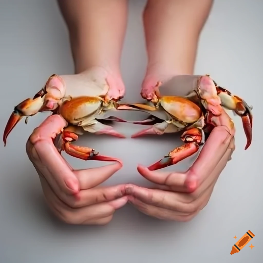 Crabs as hands and hands as crabs and hands as crabs and crabs as hands