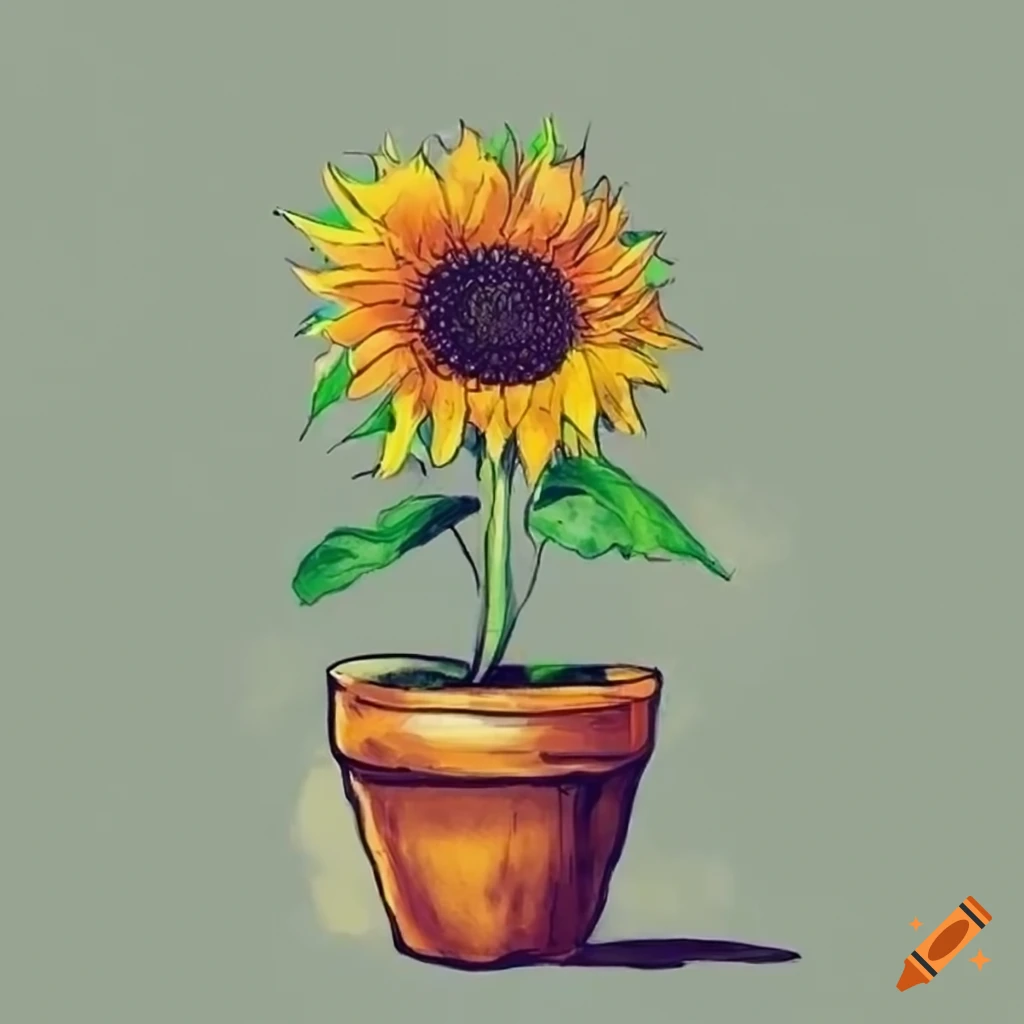 970+ Sunflower Close Up Drawing Stock Illustrations, Royalty-Free Vector  Graphics & Clip Art - iStock