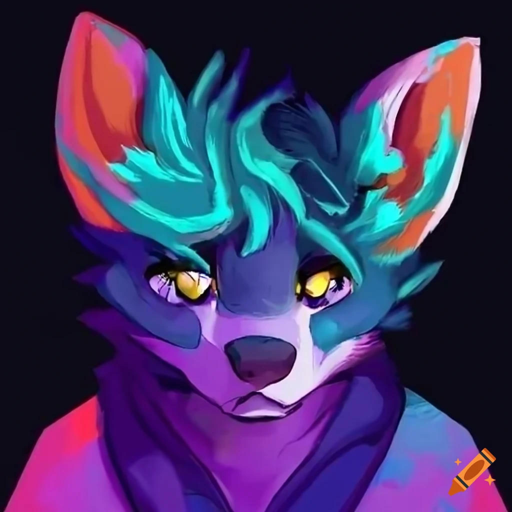 Protogen Art  Furry drawing, Cute wolf drawings, Anthro furry