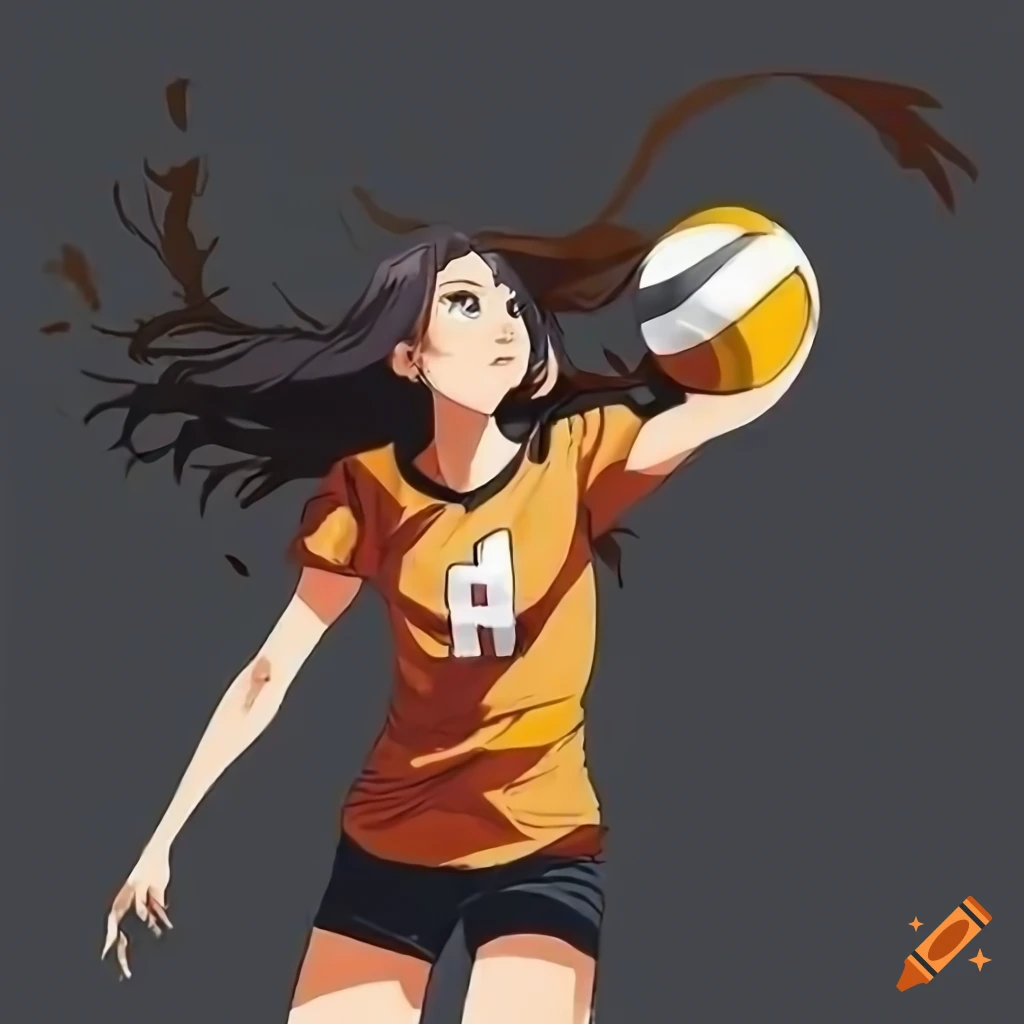 Cute Anime Girl Volleyball, volleyball anime HD phone wallpaper | Pxfuel