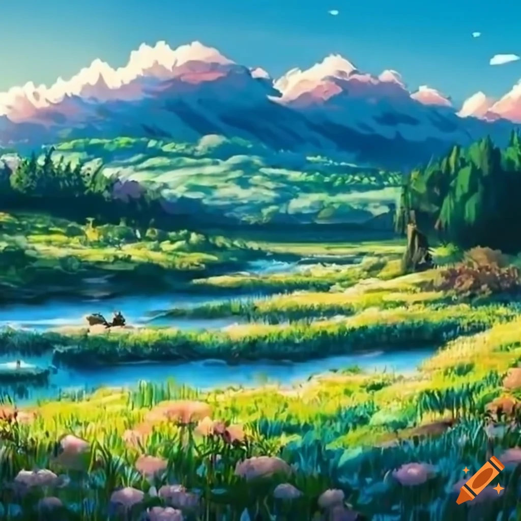 Miyazaki landscape