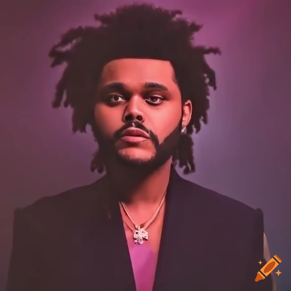 The weeknd after hours album cover on Craiyon