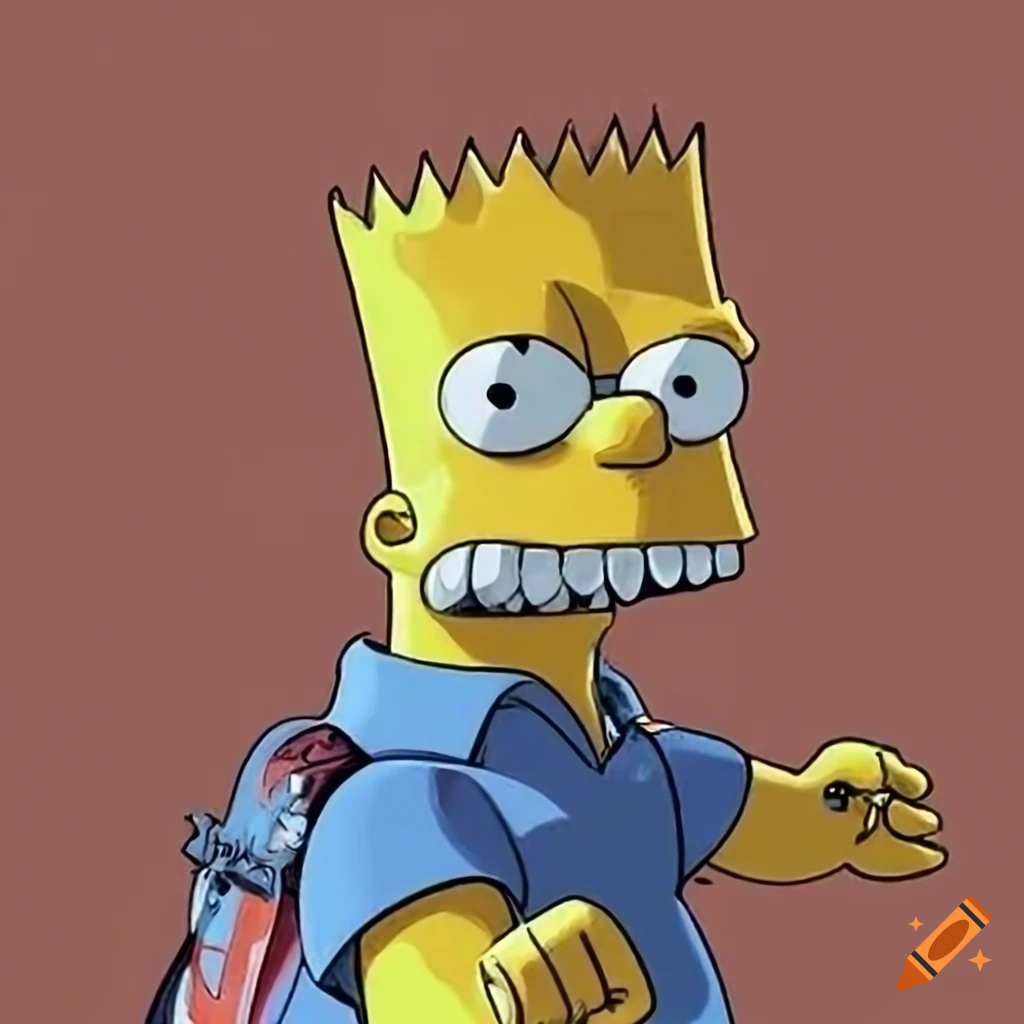 Simpsons Negative Bart simpson