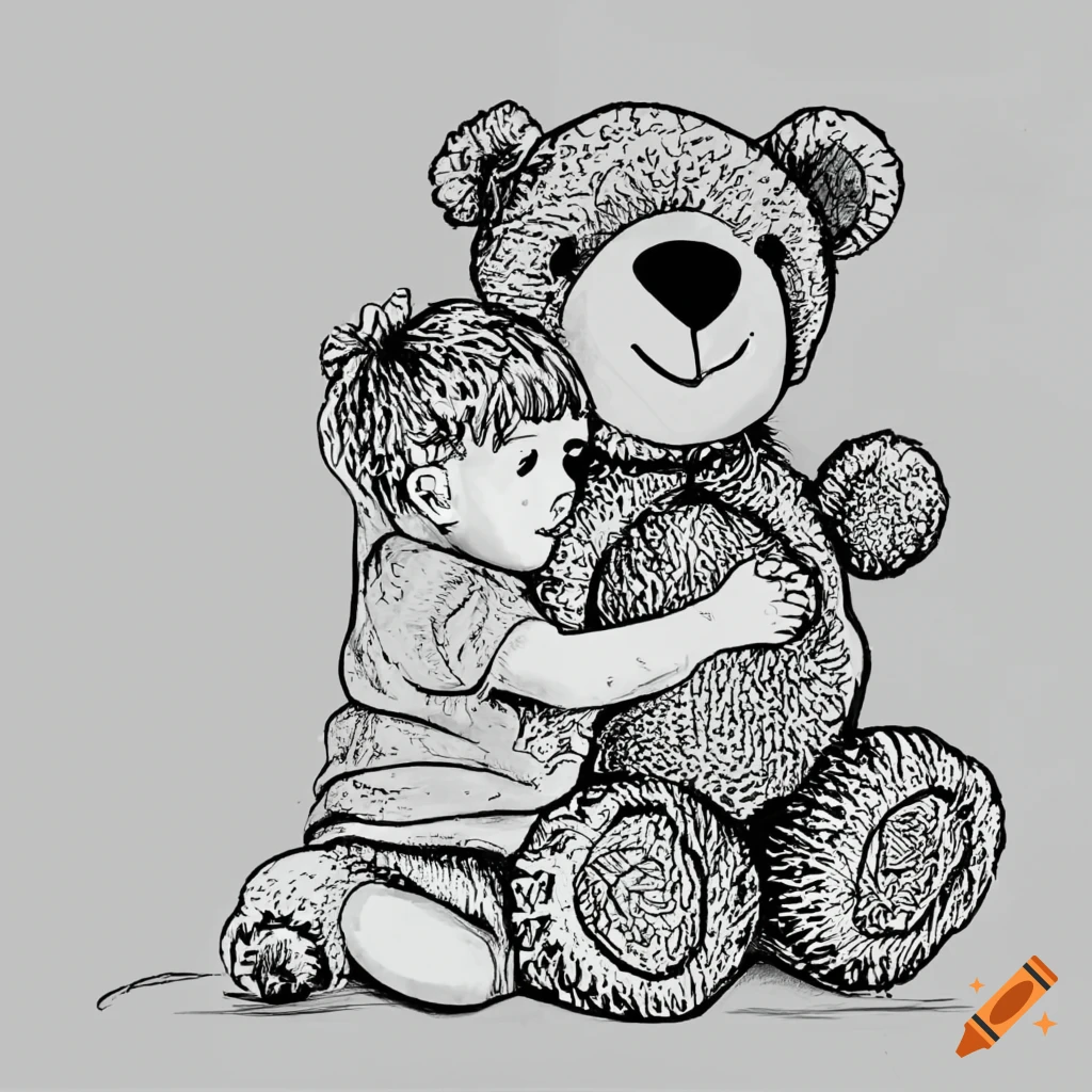 Teddy bear Drawing Cartoon, cartoon door, child, animals png | PNGEgg