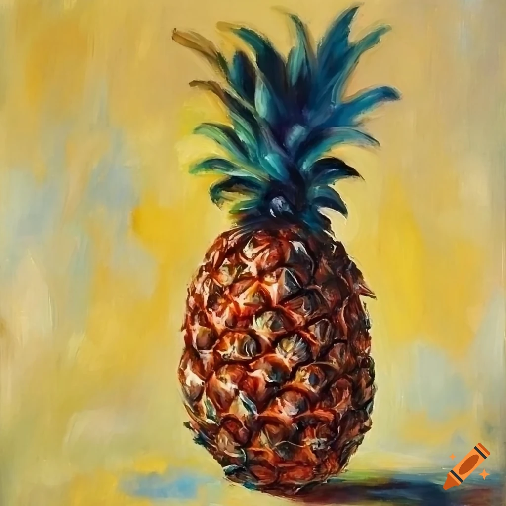 Pineapple Fruit Oil Painting