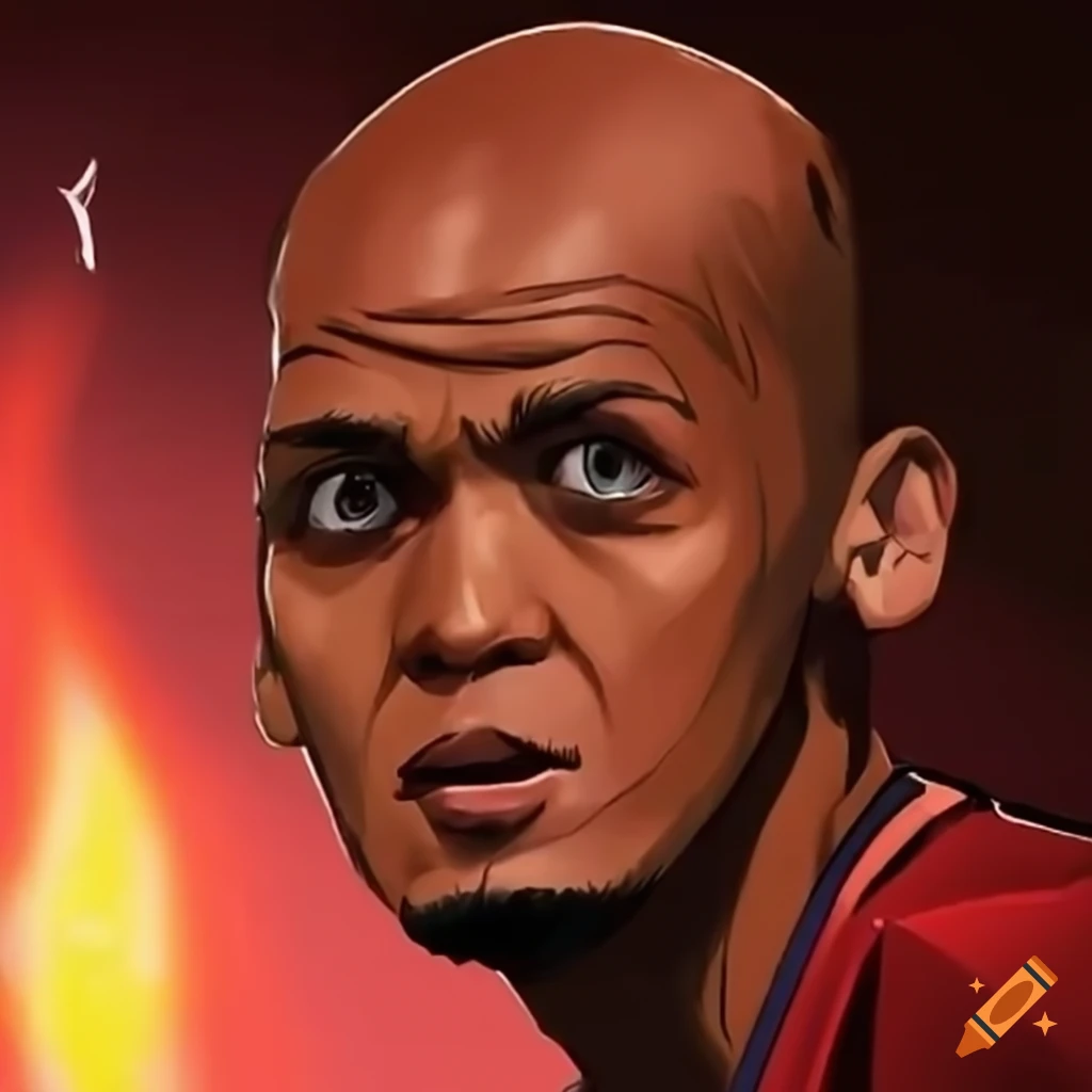 fabinho-in-anime-style-showing-his-soccer-ball-skills-on-craiyon