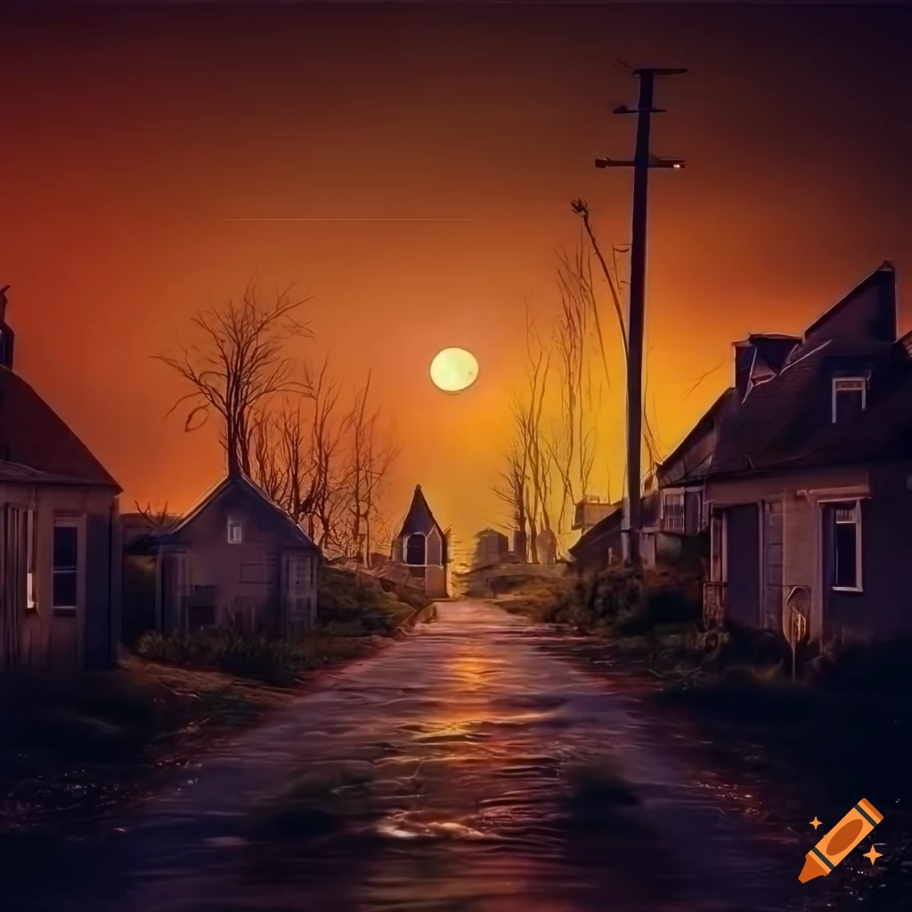Housing estate on the moon , realistic and natural, detailed fullcolor