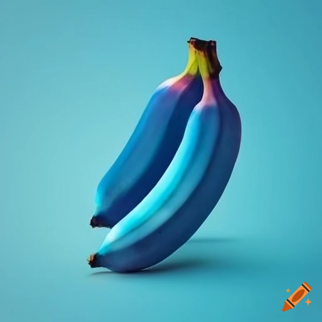 Blue banana on Craiyon