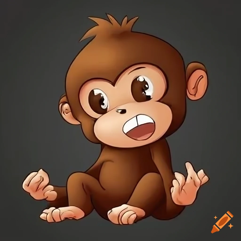 Monkey, anime, funny, HD phone wallpaper | Peakpx