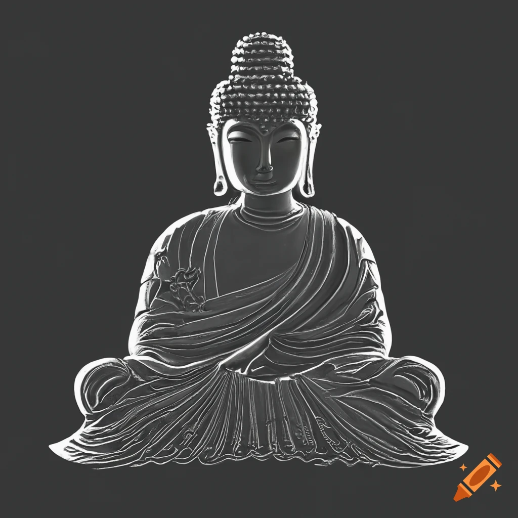 Gautama Buddha Drawing Buddhism Buddhist Meditation Transparent PNG-omiya.com.vn