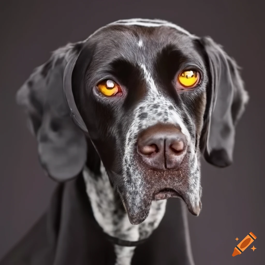 black pointer puppy