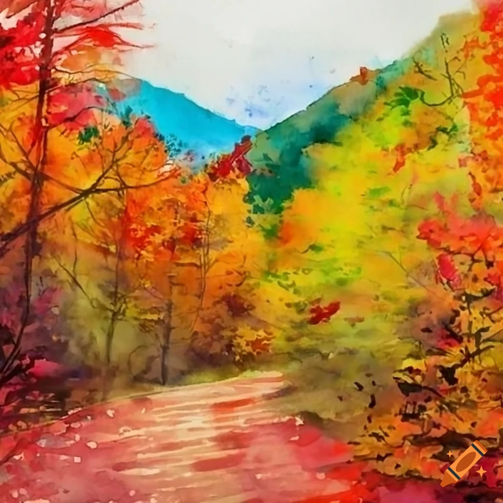 Vibrant Watercolor Set: Perfect for Landscape Painting