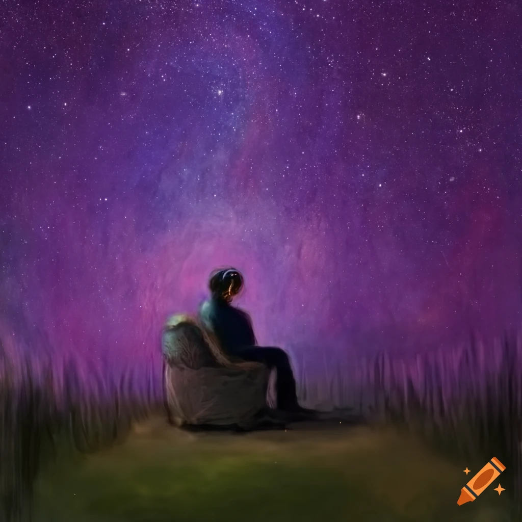 A man sitting in a lazboy recliner with headphones on below a semi