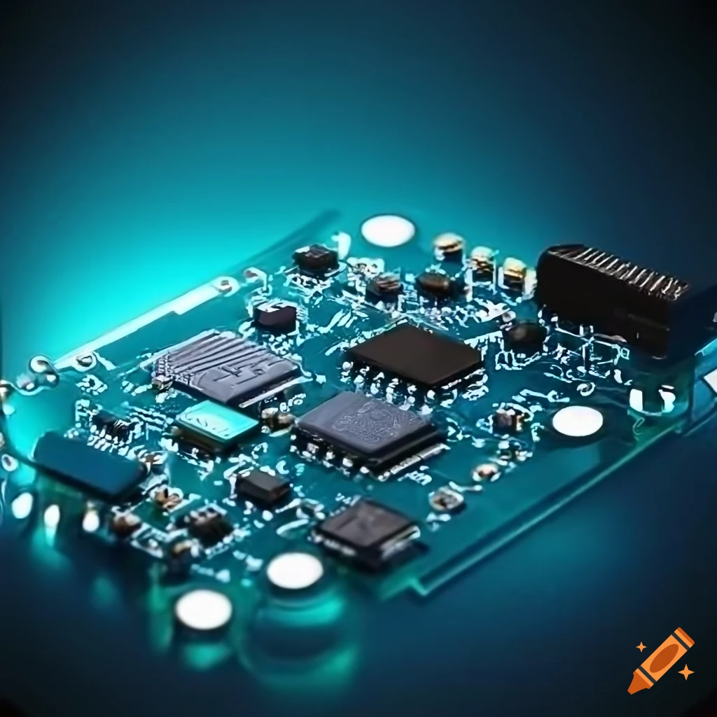 Electronic board on Craiyon