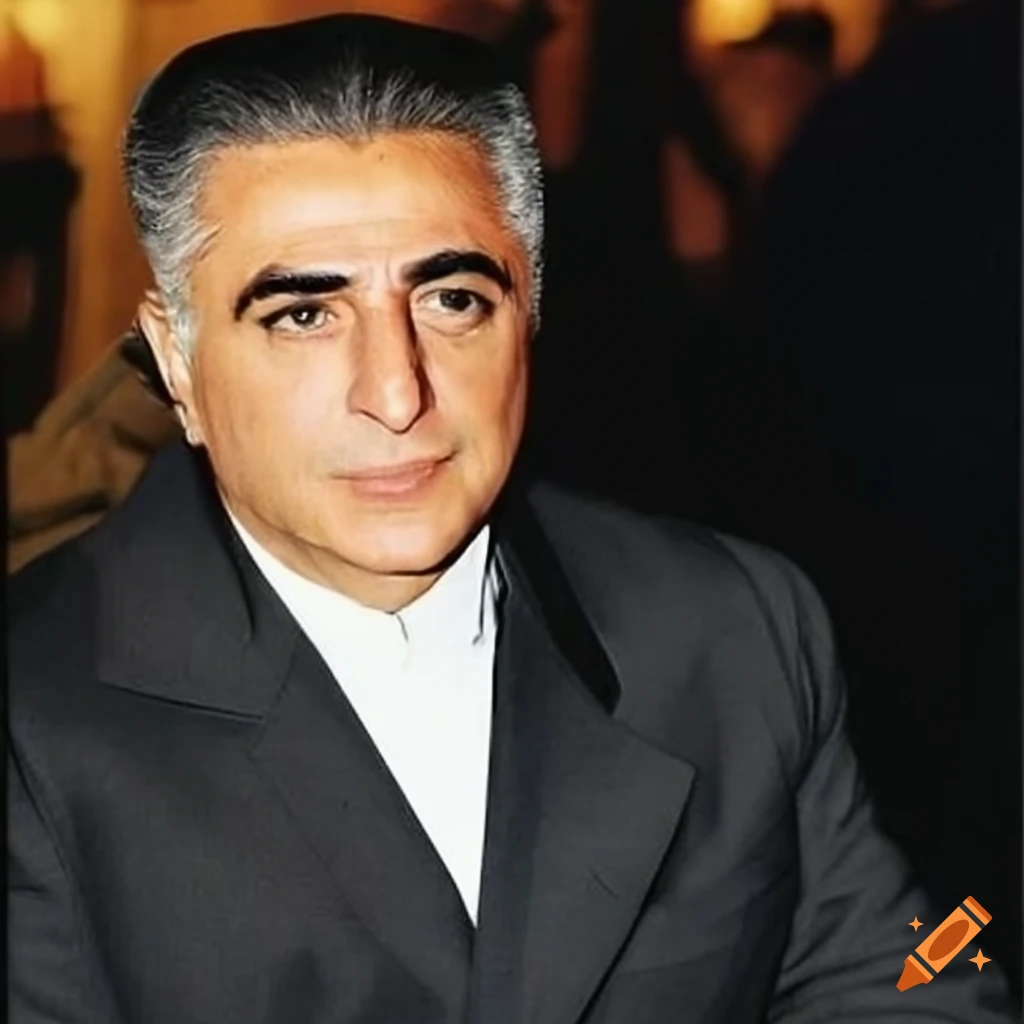 Reza pahlavi, crown prince of iran on Craiyon