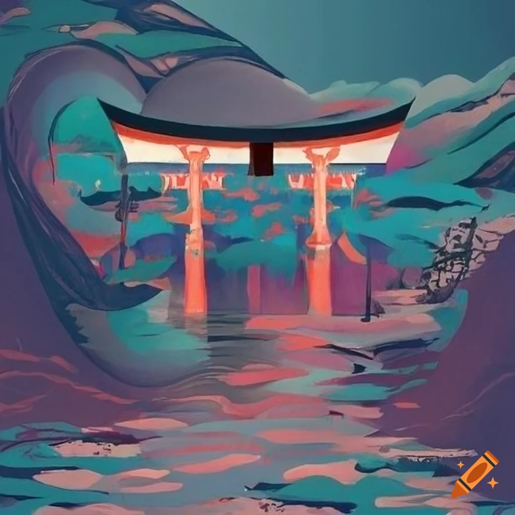 Japanese art torii