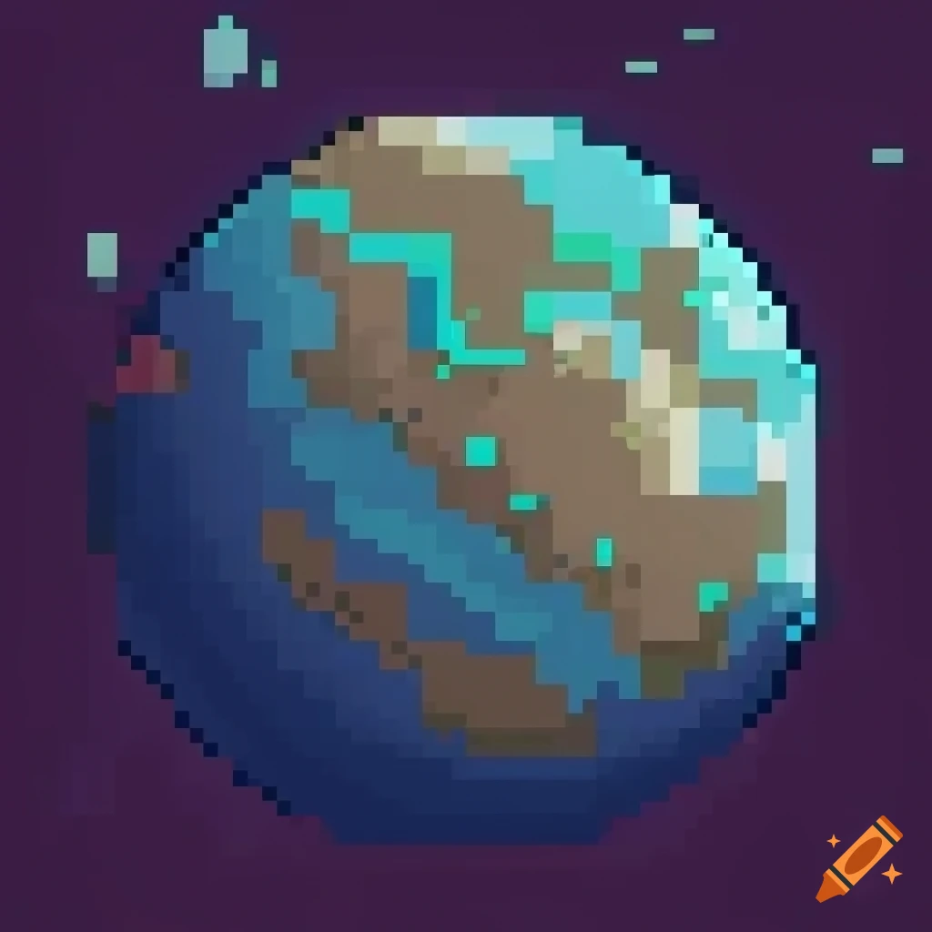 Planet pixelart