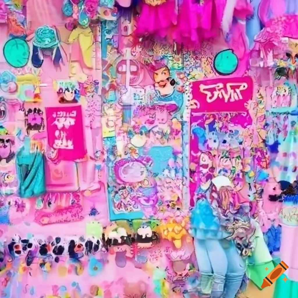 Scenecore decora kei background