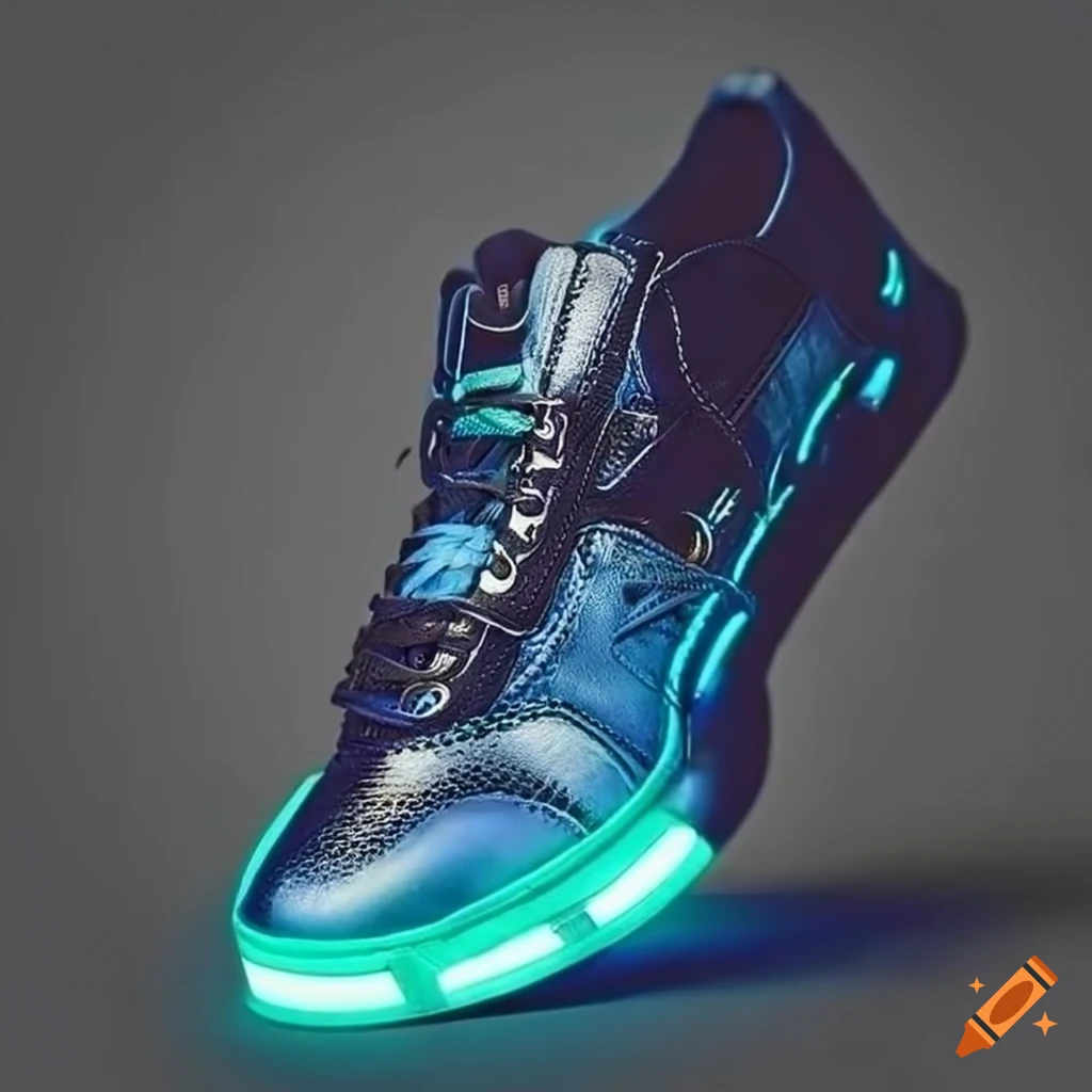 Louis Vuitton X408 LED Fiber Optic Light Up Black Blue Men's - Sneakers - US