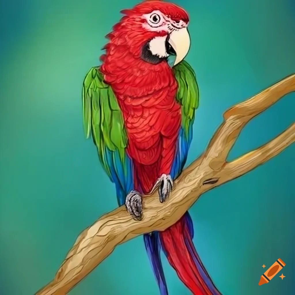 Macaw bird vector vectors hi-res stock photography and images - Alamy