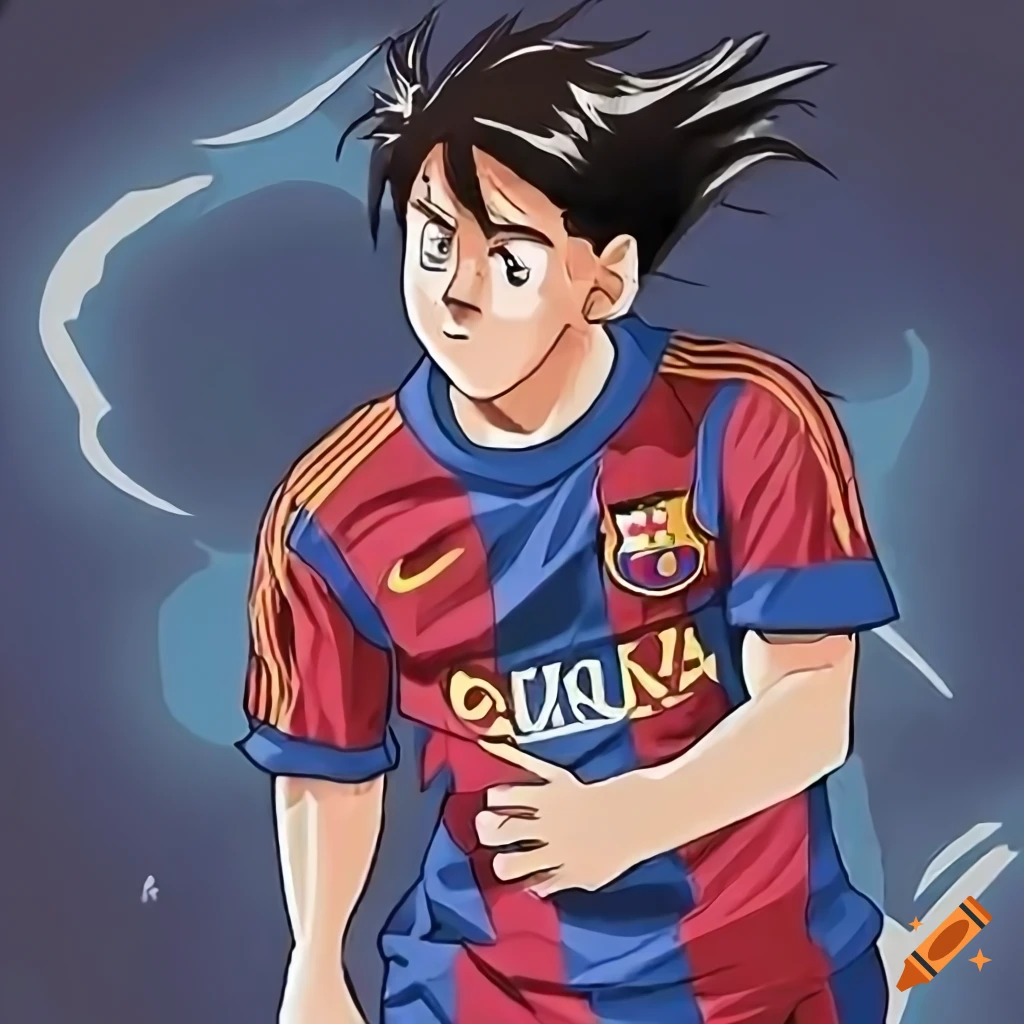 Lionel Messi as a anime version. high definition, 4k, simetric f... -  Arthub.ai