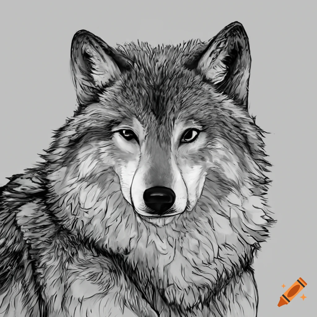 Eastern Timber Wolf - Abstract Portrait 1b Digital Art by Philip Preston -  Pixels