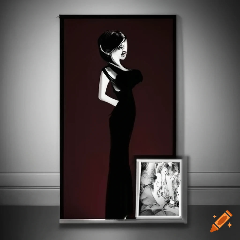 Film Noir Femme Fatale Style Poster On Craiyon