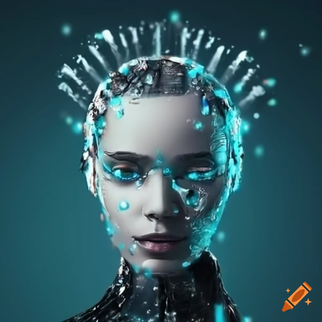Create a profile picture that represents artificial intelligence on Craiyon