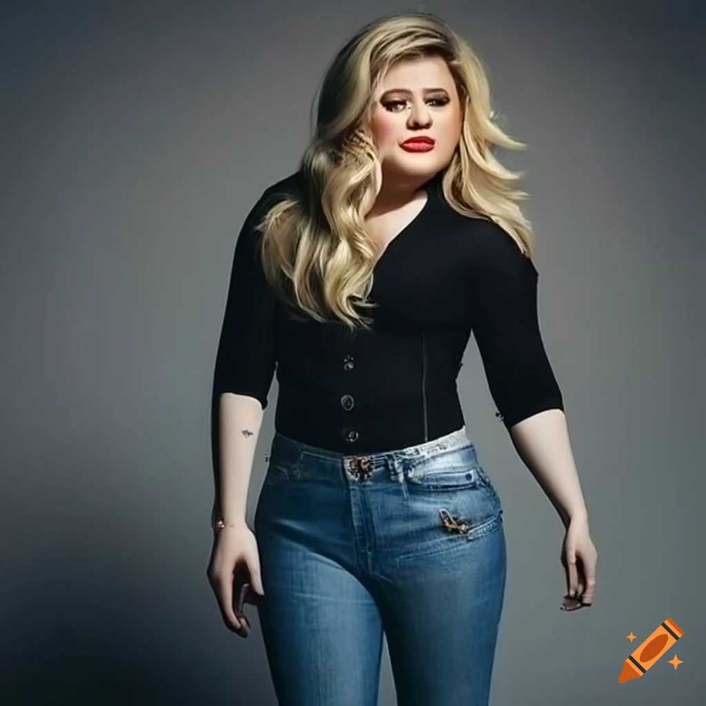 Kelly clarkson in jeans on Craiyon