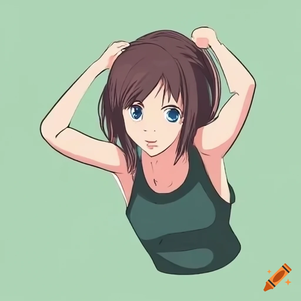anime sleeveless shirt