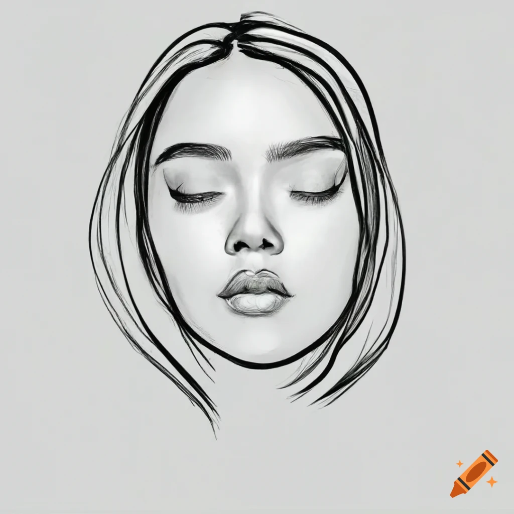 Young girl's face Drawing by Stavro Kazienko - Fine Art America-saigonsouth.com.vn