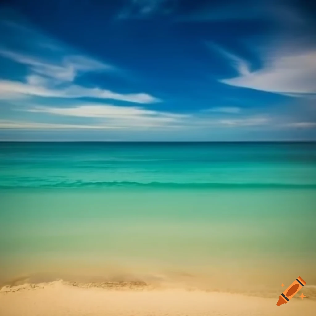 A relaxing image of a beach for a desktop background