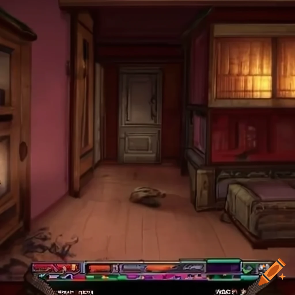 Visual novel game play pc on Craiyon