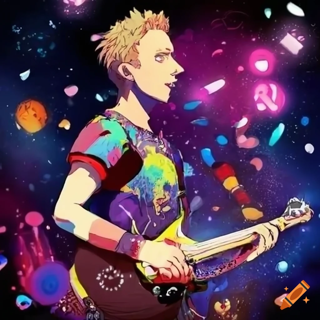 Coldplay Anime style