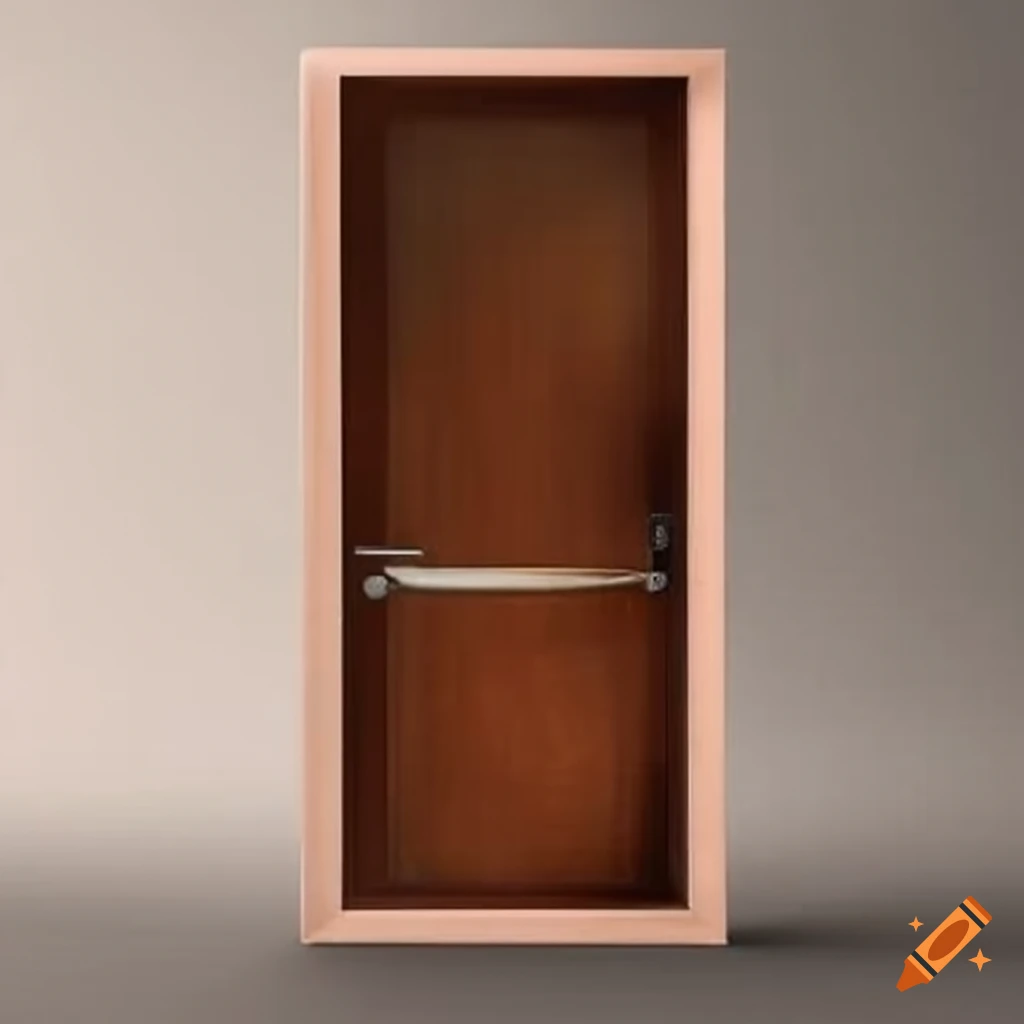 Brownish restaurant bathroom door on Craiyon