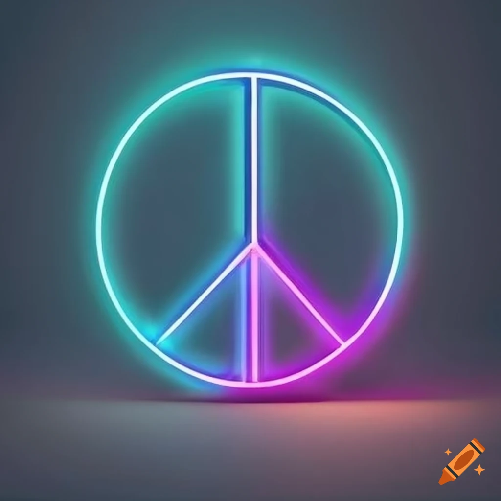 Peace symbol with colorful splash Stock Vector by ©isabelle 6171778