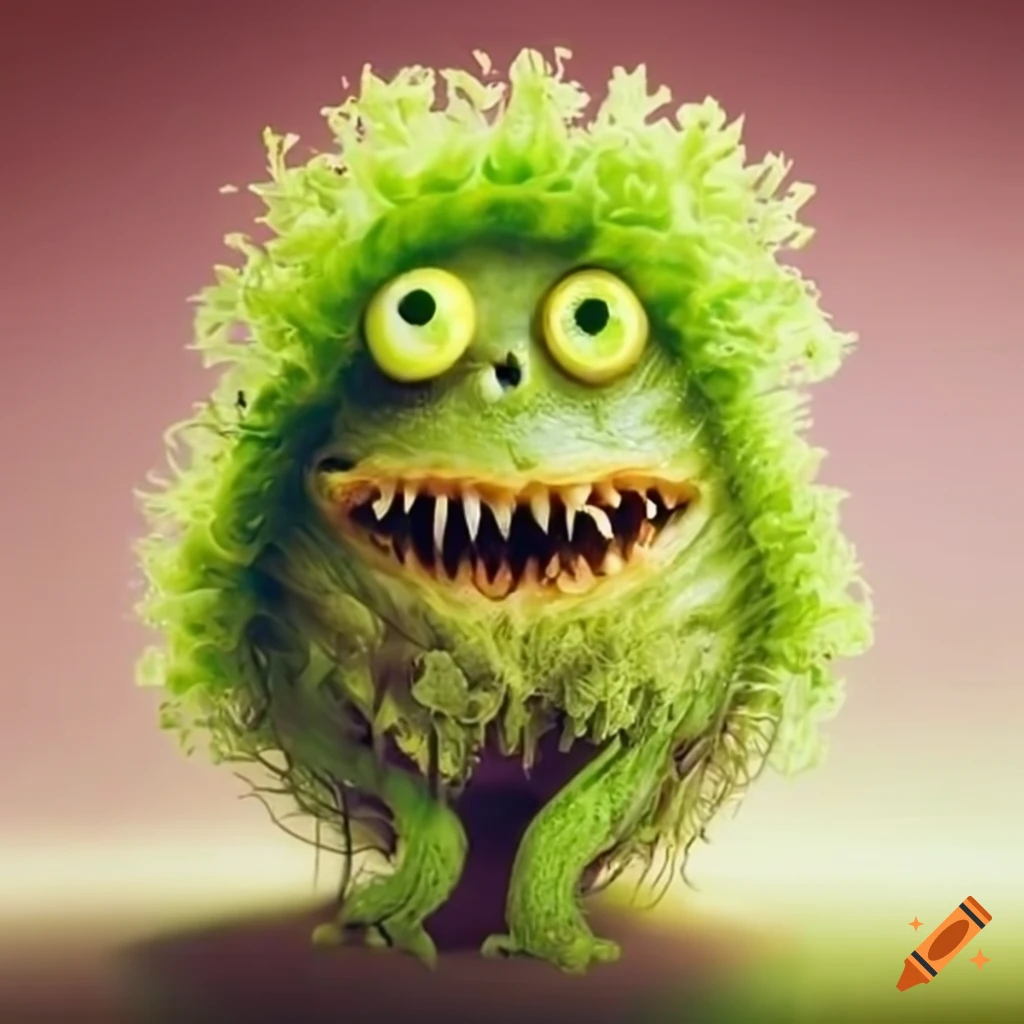 Hairy lettuce monster