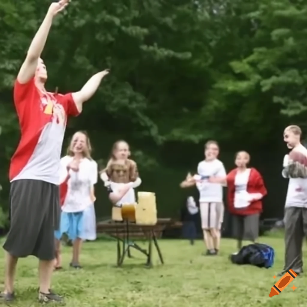 Cheese throwing contest