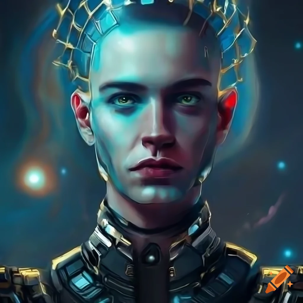 a portrait of a cybernetic batman, cyberpunk concept