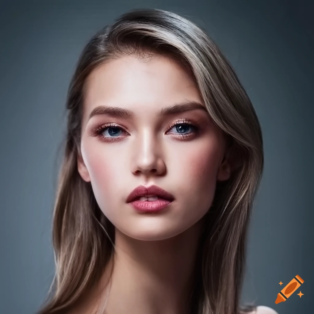 HEAD AND SHOULDERS portrait of A TEARING EYE exotic high fashion, young female, extravagant, attitude, facing camera, --v 5, 4K, high quality, full HD, --ar 2:3