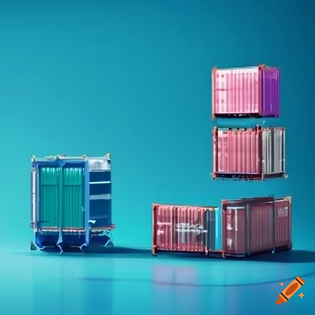 Containers in the cloud on Craiyon