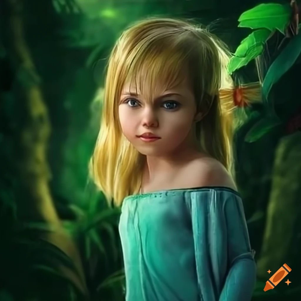 Small Girl In Jungle Looks Like Gwen Stacy