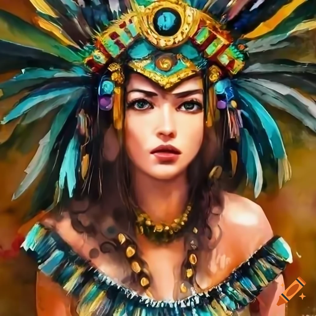 AI Art: Protector of the aztec empire by @Galandar | PixAI