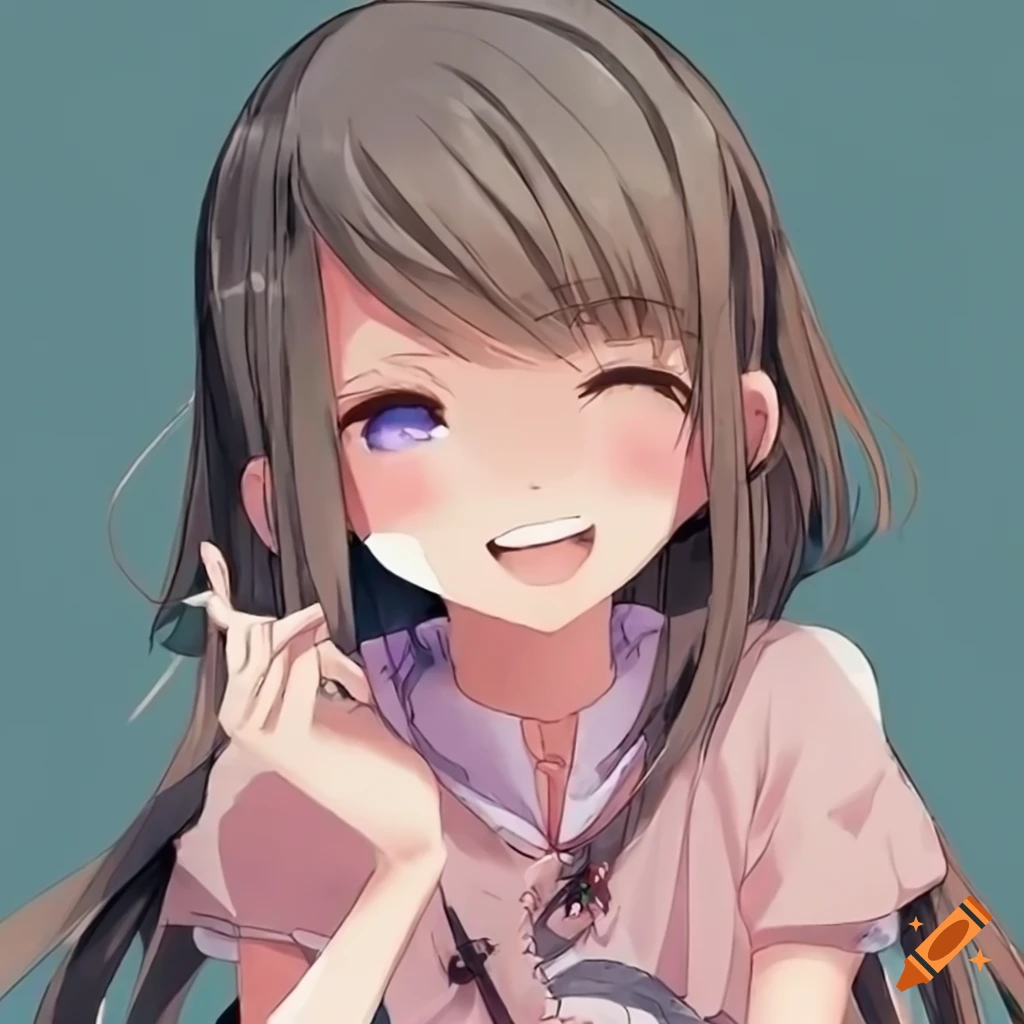 Cute anime smile