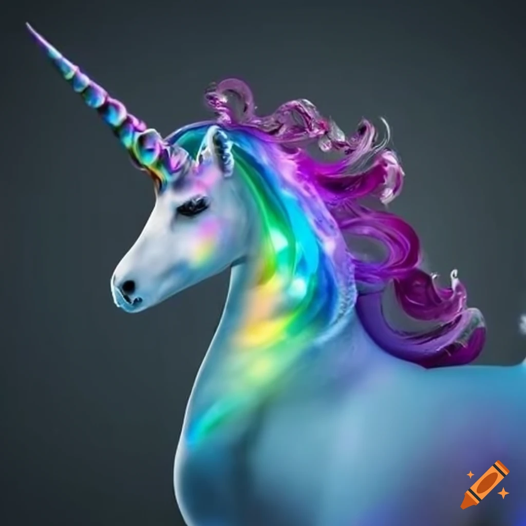 Rainbow unicorn on Craiyon