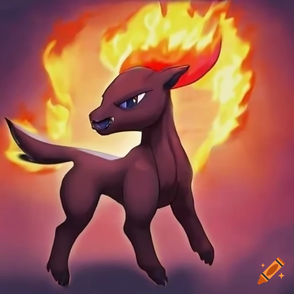 Dracofire is a majestic dragon-like Pokemon with fie